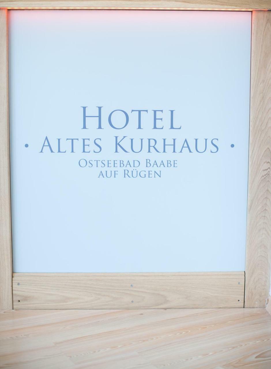 Hotel Altes Kurhaus Baabe Exteriör bild